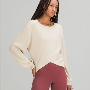 LULULEMON REVERSIBLE CROSSOVER SWEATER